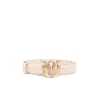 Pinko Women's Belt, Beige/Smoke Grey/Antique Gold, S