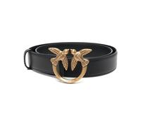 PINKO belt Love Berry H3 Belt W85 Black - Antique Gold