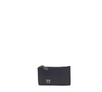Pinko Zip Wallet Women Airone Cardholder 100251 Z99 Color Black