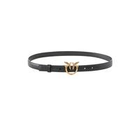 Love Birds Diamond Cut Belt - female - PINKO - Belts - Black - M - Accessories M
