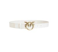 Love Birds Diamond Cut Belt - female - PINKO - Belts - White - S - Accessories S