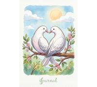 Love Birds Journal: Romantic Doves College Ruled Notebook for Couples, Wedding & Daily Writing