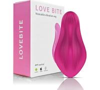 LOVE BITE Remote Control Vibrator Sex Toys for Couples - Wearable Butterfly Panty Vibrator with 9 App-Controlled Vibration Modes, Soft and Quiet Love Egg Butterfly Pleasure Adult Toy for Men & Women