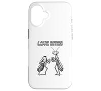 Love Bites, Funny Praying Mantis Case for iPhone 16