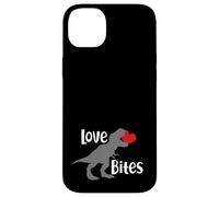 Love Bites Funny T Rex Dinosaur With Red Heart Valentine Case for iPhone 14 Plus