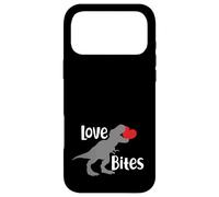 Love Bites Funny T Rex Dinosaur With Red Heart Valentine Case for iPhone 17 Pro Max
