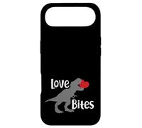 Love Bites Funny T Rex Dinosaur With Red Heart Valentine Case for iPhone Air