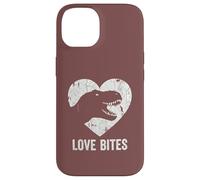 Love Bites T-Rex Dinosaur Funny Retro Grunge Paleontology Case for iPhone 14