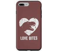 Love Bites T-Rex Dinosaur Funny Retro Grunge Paleontology Case for iPhone 7 Plus/8 Plus