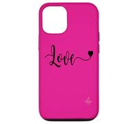 LOVE Black Text Heart | Authentic Italian dolceSenso Brand Case for iPhone 12/12 Pro