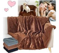 Love Blanket - Waterproof Bed Blanket for Couples, XL: 57*85 in Brown