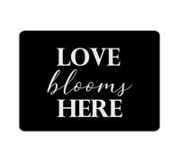 Love Blooms Here Metal Signs 10x14 Inch Custom Dining Room Office Laundry Wall Decor Garage Signs Wall Art Plaques for Garage