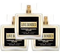 Love Bombed - Pheromone Cologne for Men, Love Bombed Cologne For Men, Enhanced Scents Pheromone Perfume, Long-Lasting Pheromones Scent Spray, Hypnosis Cologne Fragrances for Men (3PC)
