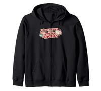 Love Books and Women’s Rights Feminist Book Lover Design Zip Hoodie