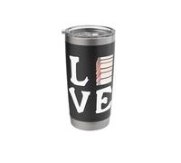 Love Books Stack Literature Reading Themed Pictograph Stainless Steel Insulated Tumbler