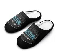 Love Boston City Mens Winter Warm Slippers Rubber Sole Comfortable Cotton House Shoes For Daily Wear 11-12（44-45）