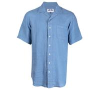 LOVE BRAND & Co. chest-pocket linen shirt - Blue S-M-L-XL-XXL