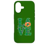 Love Buffalo Plaid Green Gnomes Irish Shamrock St Patrick's Case for iPhone 17