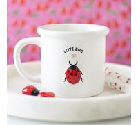 Serano Love Bug Mug with 3D Ladybird - White - Dolomite - 1