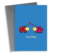 Love bugs - Ladybird cute card