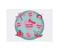 'Love Bugs' Temporary Tattoo - Water Resistant, Skin-Safe, Non-Toxic Transfer (TO00082603)