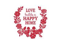 Love Builds A Happy Home Women's T-Shirt - White - M - White