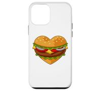 Love Burger Heart Shaped Fast Food Concept Case for iPhone 12 mini