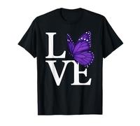 Love Butterfly Purple Butterflies T-Shirt