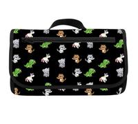 Love By Emi Changing Pad and Diaper Storage - Easy to use - Sleek Waterproof Design - Fits in Back Packs, Stroller etc Easily - Portable Newborn Baby Care Essentials (Black)