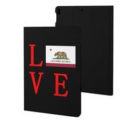Love California State Flag Slim Tablet Cases Compatible with iPad Series Without Pencil Holder Protective Cover Compatible with ipad Pro/ipad Air3(10.5in)