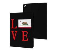 Love California State Flag Slim Tablet Cases Compatible with iPad Series Without Pencil Holder Protective Cover Compatible with ipad Pro/2016 ipad Pro (9.7in)