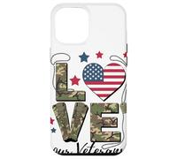Love Camo American Flag Heart Combat Boots Military Family Case for iPhone 12 Pro Max