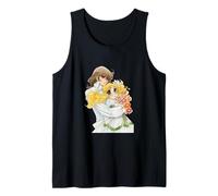 Love Candy Terry Japanese 70s Retro Vintage Anime Design Tank Top