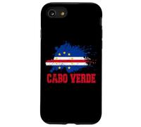 Love Cape Cabo Verde Distressed Flag Independence Day Case for iPhone SE (2020) / 7 / 8