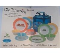 Love Caravanning 12pcs Dinner Set With 16L Coolbag