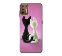 Love Cat Case Cover For Motorola Moto G9 Plus