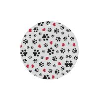 Love Cat Paw Heart Puppy Foot Print Printing 10 Pcs Air Freshener Cards,Car Scented Hanging Sheets Air Freshener Set For Car Decoration