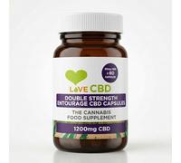 Love CBD Capsules | 1200mg Full Spectrum | 60 Capsules | Vegan Friendly | UK Made