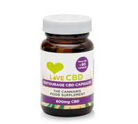 Love CBD Capsules | 600mg Broad Spectrum | 60 Capsules | Vegan Friendly | UK Made
