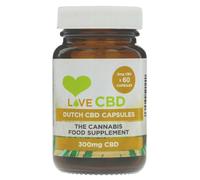 Love CBD Capsules | 300mg Broad Spectrum | 60 Capsules | Vegan Friendly | UK Made