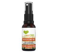 Love CBD Dutch CBD Oil Spray - Medium Strength 500mg Broad Spectrum - Vegan Friendly- 20ml - UK Made