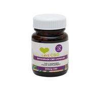 Love CBD Entourage CBD Capsules - 300mg Broad Spectrum - Vegan Friendly - 30 Capsules - UK Made
