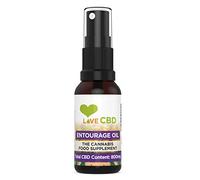 Love CBD Entourage CBD Oil Spray - Premium Medium Strength 800mg Broad Spectrum - Vegan Friendly - 20ml - UK Made