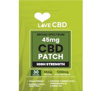 Love CBD Patches 1350mg - 30 x 45mg Hemp UK Made High Strength Discreet Wear