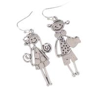 Love Charm Earrings Versatile Unisex Jewelry with Finish Suitable for Gifting Anniversaries Stylish Love Charm Earrings Gender-Neutral Jewelry Durables