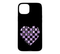Love Chess Heart Case for iPhone 15 Plus