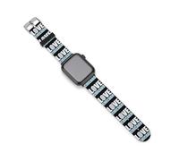 Love Chicago Silicone Watchband Compatible with IWatch Classic Replacement Strap Soft Wristbands for Men Women 42mm/44mm
