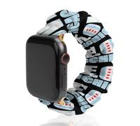 Love Chicago Watch Band Compatible with IWatch Bands Series 6 5 4 3 2 1 Elastic Replacement Wristband