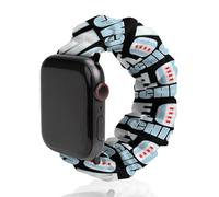 Love Chicago Watch Band Compatible with IWatch Bands Series 6 5 4 3 2 1 Elastic Replacement Wristband