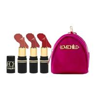 Love.. Child Masa.ba Pocket Mini Lipsticks Set of 3 with Free Travel Pouch, Hydrating & Long-Lasting Matte Finish, 1.5g Each, Shades for All Skin Tones, Compact & Travel-Friendly Gift Pack, Combo B
